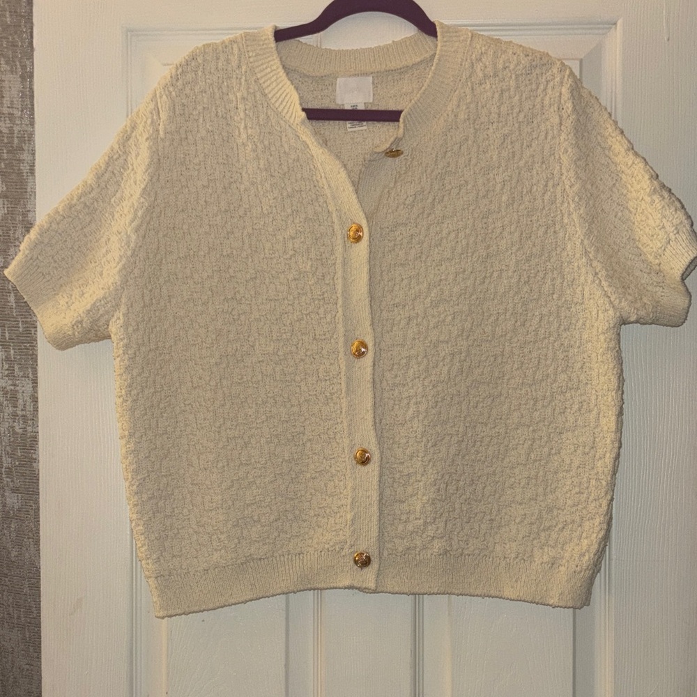 H&M Cream Knit Sweater